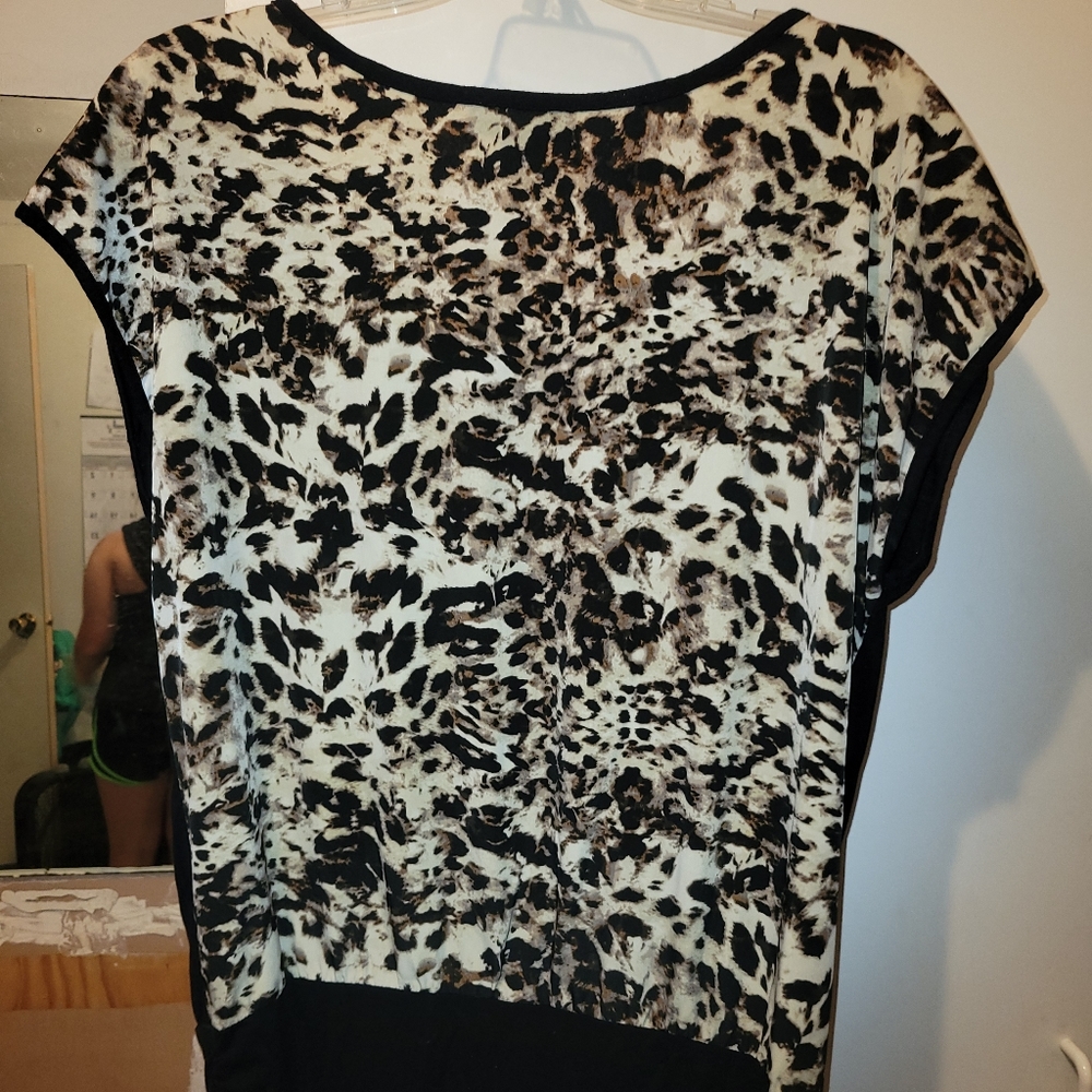 Leopard print blouse